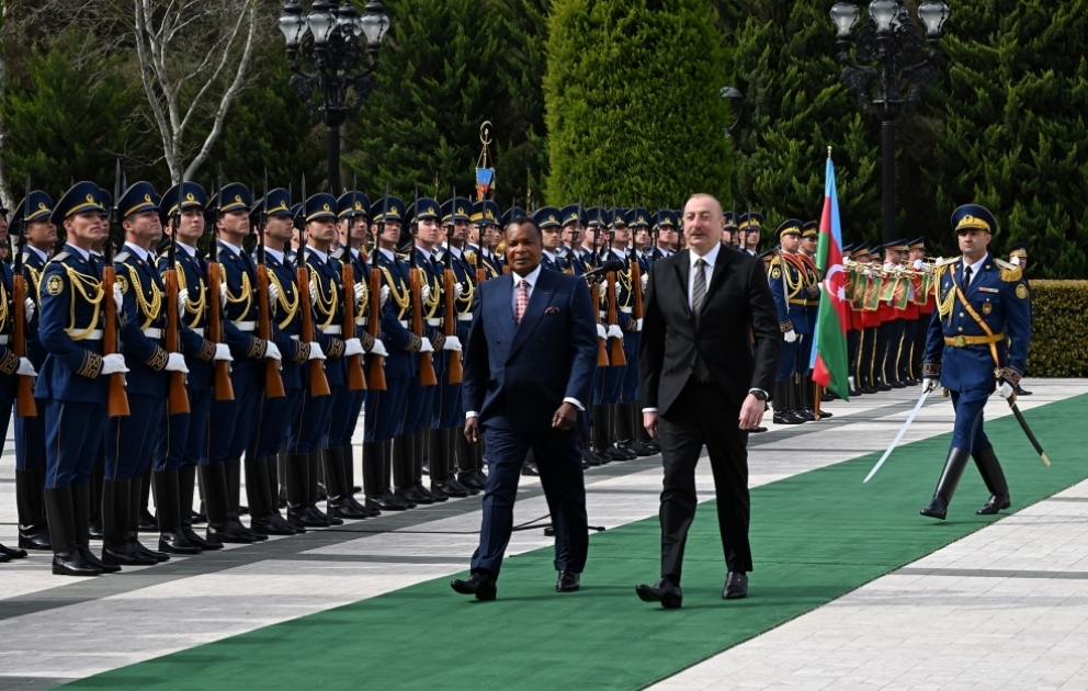 Состоялась церемония официальной встречи Президента Конго Дени Сассу-Нгессо
