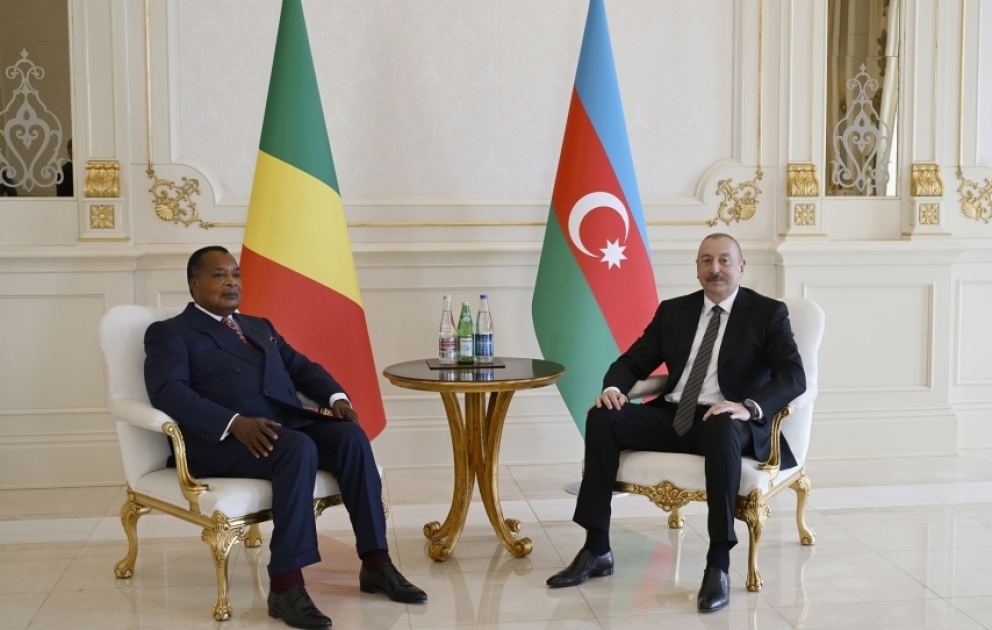 Les présidents azerbaïdjanais et congolais ont eu un entretien en tête-à-tête