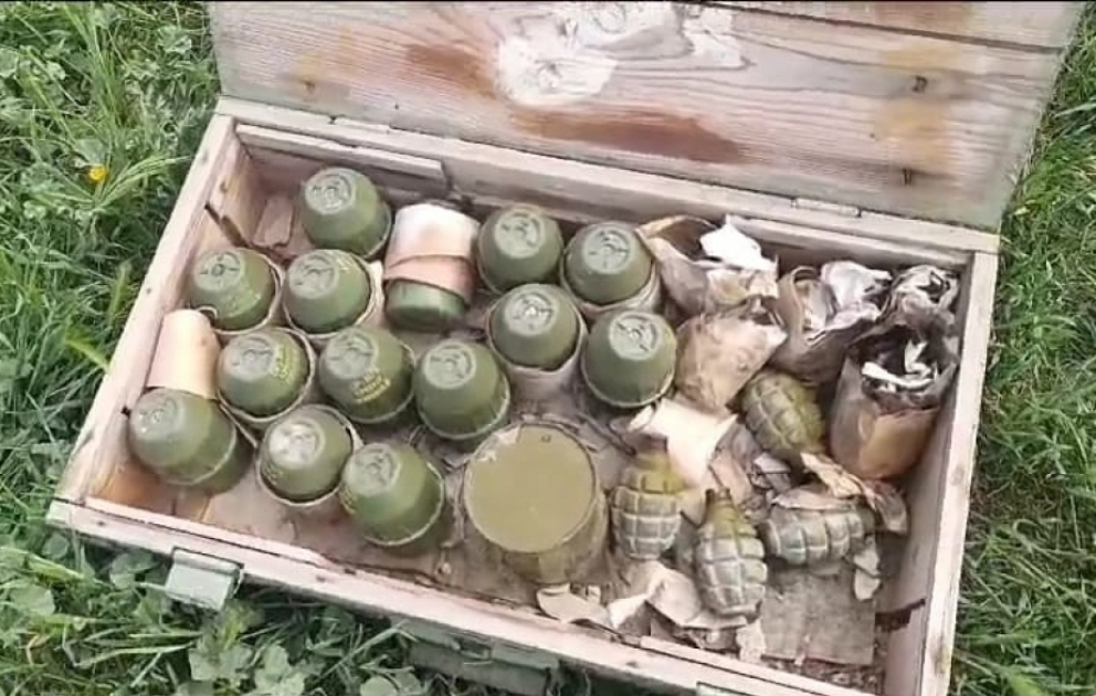 Cəbrayılda əl qumbaraları aşkarlanıb