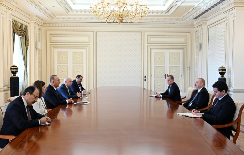 President Ilham Aliyev received member of Grand National Assembly of Türkiye Mevlüt Çavuşoğlu