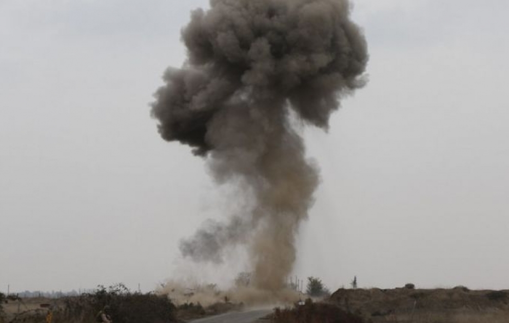 Ağdamda detonator partlayıb, ANAMA əməkdaşı xəsarət alıb
