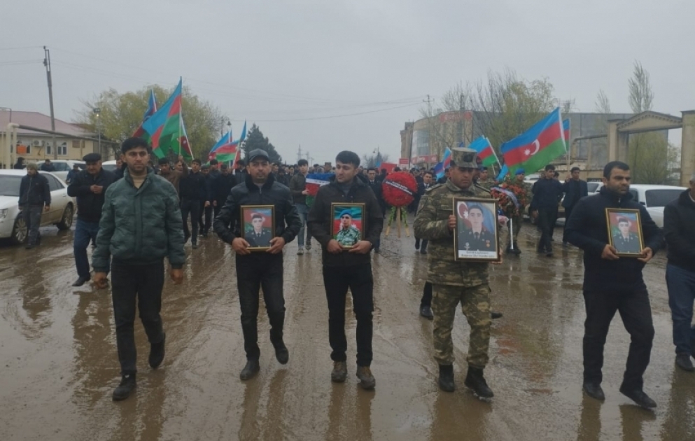 Şəhid leytenant Ülvi Bağırov Salyanda dəfn olunub