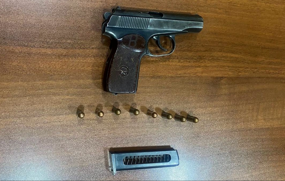 Binə qəsəbəsində  üzərində “Makarov” gəzdirən şəxs saxlanılıb