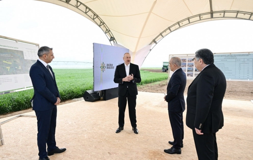 President Ilham Aliyev visited Hajigabul district