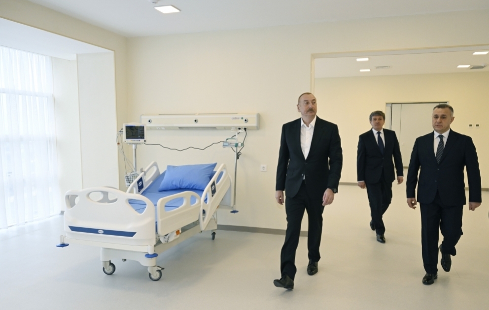 Qəbələ Rayon Mərkəzi Xəstəxanası istifadəyə verilib