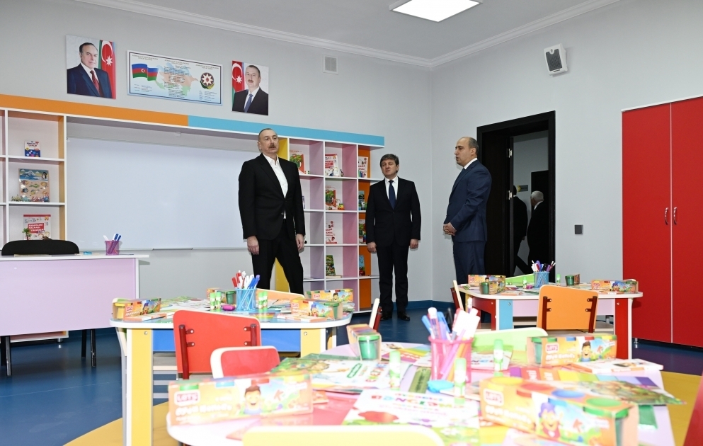 New building of secondary school in Bum settlement of Gabala was inaugurated