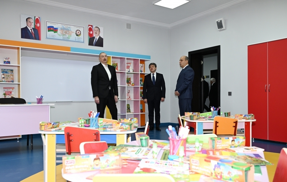 Gabala: In Siedlung Bum neues Schulgebäude eingeweiht