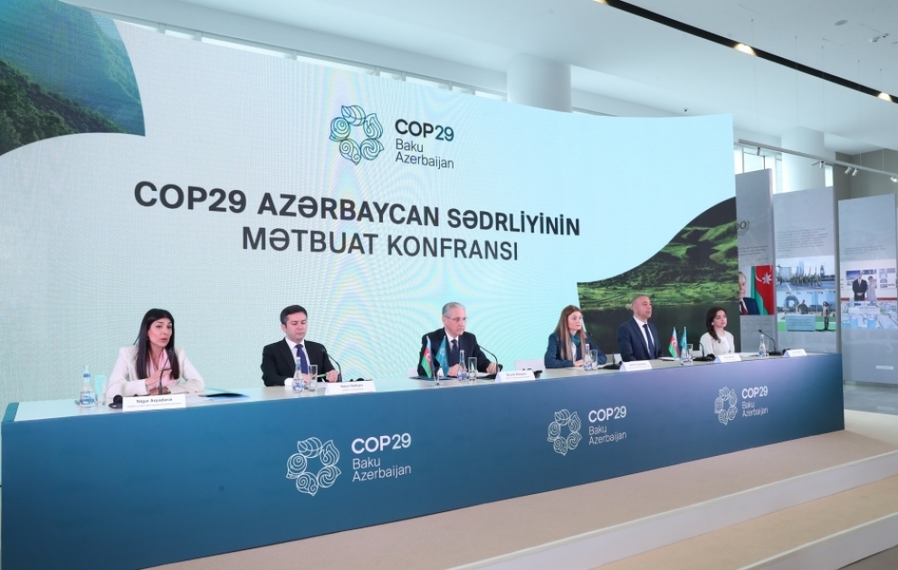 НОВОСТИ АЗЕРТАДЖ: В штаб-квартире COP29 состоялась первая пресс-конференция