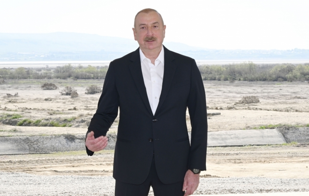 Prezident: Son illər Azərbaycanda həyata keçirilən infrastruktur layihələri arasında Şirvan suvarma kanalının xüsusi əhəmiyyəti var
