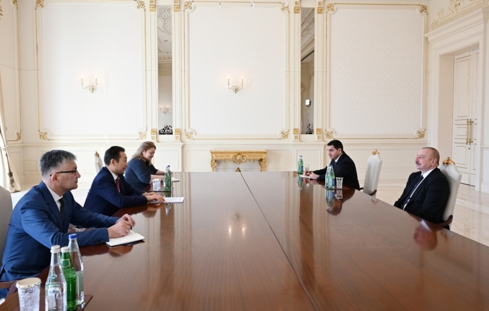 Le président de la République reçoit le secrétaire général de la Conférence sur l’interaction et les mesures de confiance en Asie