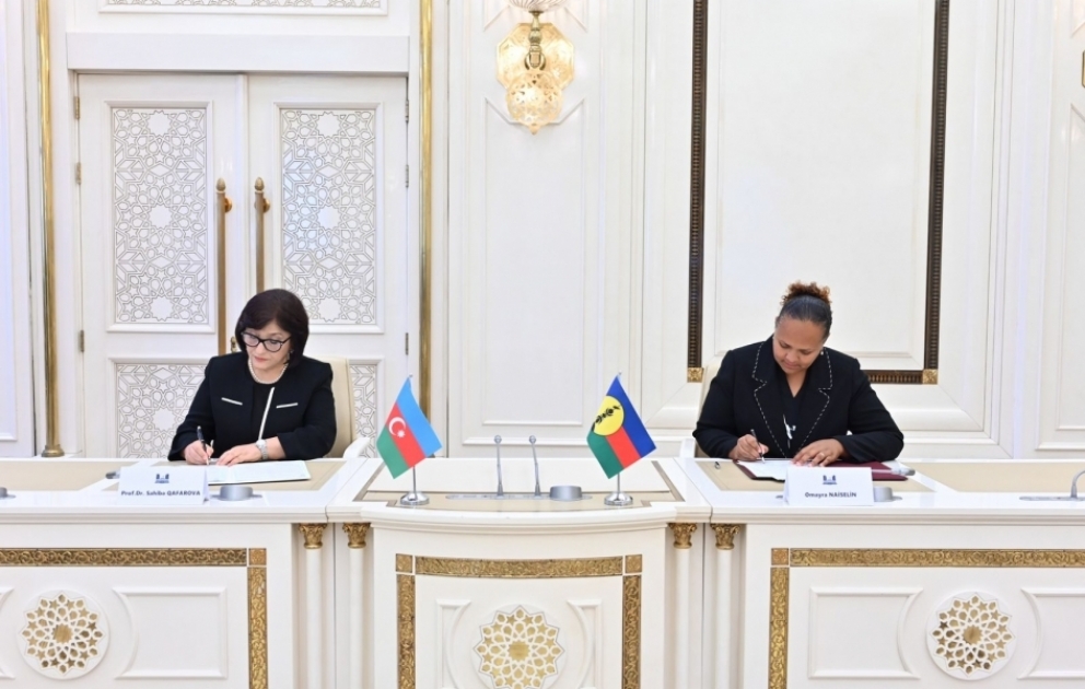 Милли Меджлис Азербайджана и Конгресс Новой Каледонии подписали Меморандум о сотрудничестве