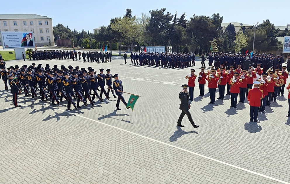 Solemn ceremony dedicated to 53rd anniversary of Military Lyceum named after Jamshid Nakhchivanski held