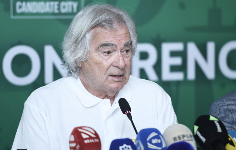 ACES-in prezidenti: Bakının 2026-cı ildə dünyanın idman paytaxtı seçiləcəyinə inanıram