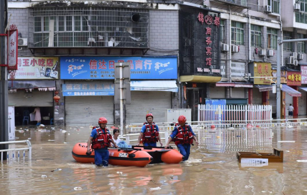 Onze disparus suite aux pluies torrentielles en Chine
