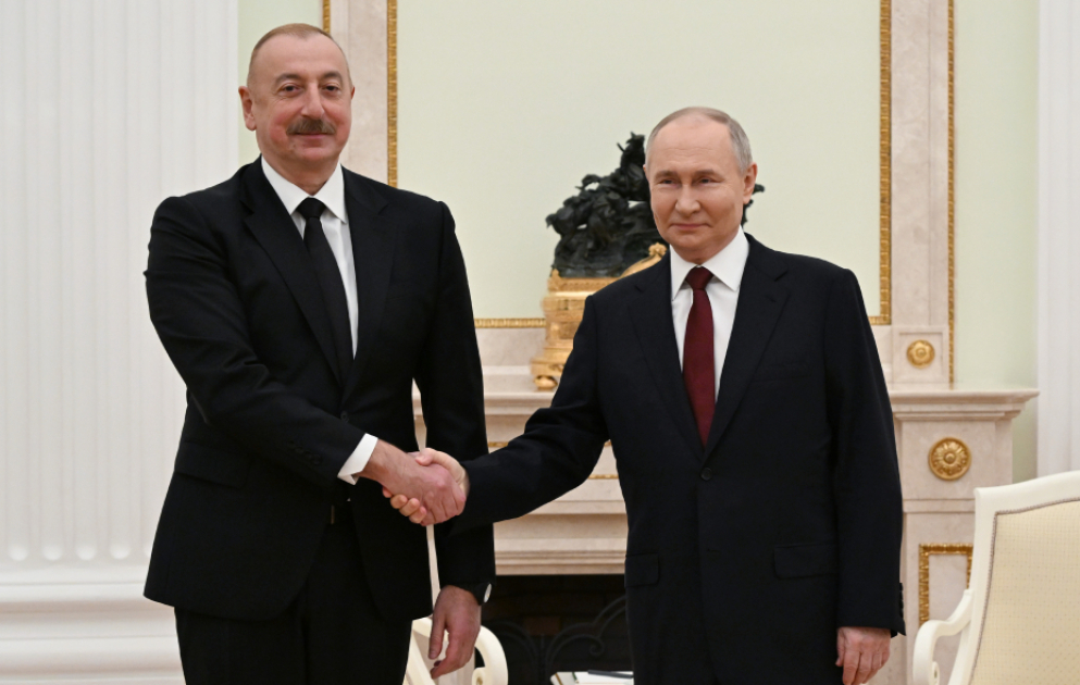 Состоялась встреча Президента Ильхама Алиева и Президента Владимира Путина один на один