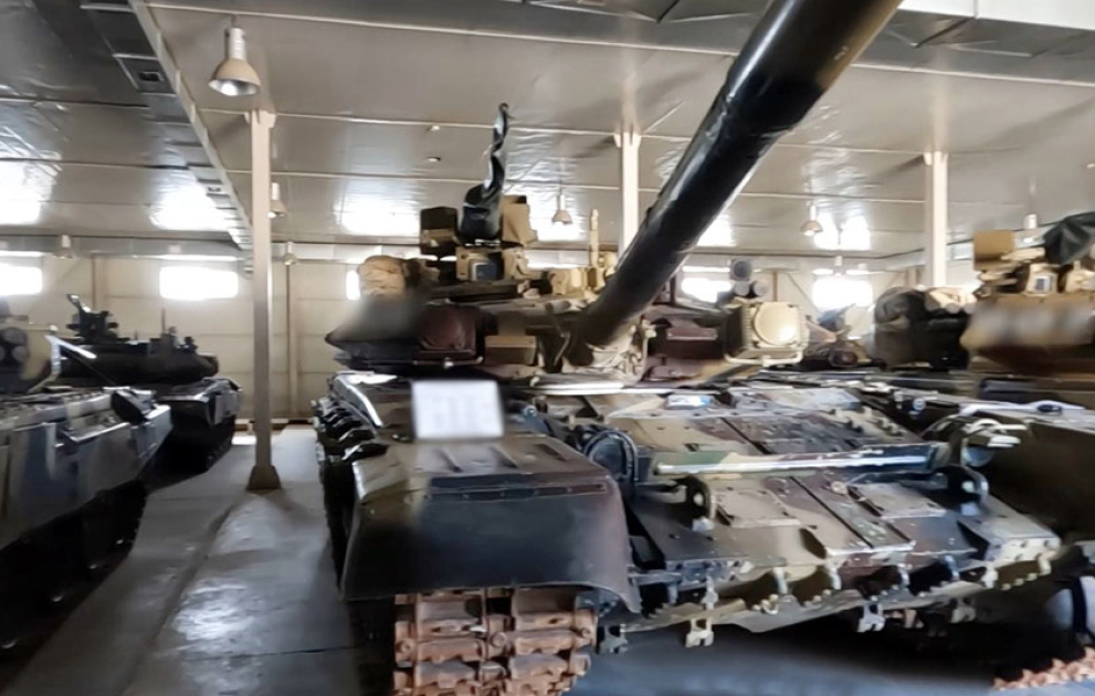 Competition was held in tank units