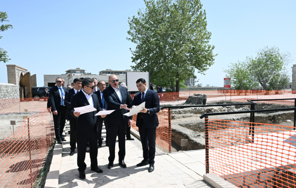 Ağdamda Pənahəli xanın sarayı və İmarət kompleksində görülən işlərlə tanışlıq