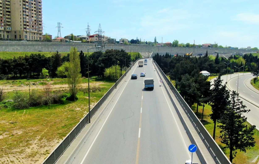 Bakı Dairəvi avtomobil yolunun bir hissəsində təmir işləri aparılıb