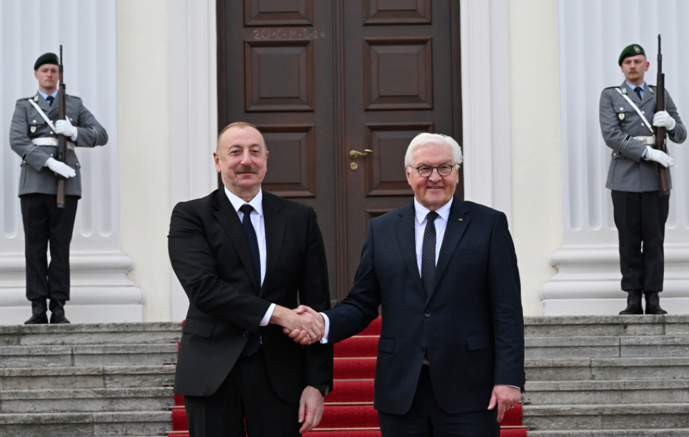 President Ilham Aliyev held one-on-one meeting with President of Germany Frank-Walter Steinmeier