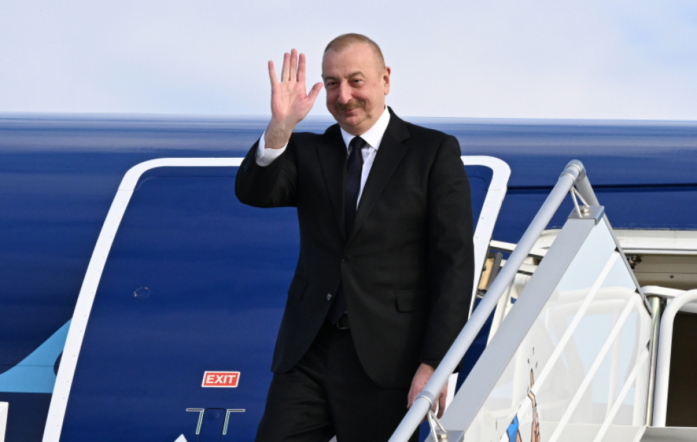 Präsident Ilham Aliyev beendet seinen Arbeitsbesuch in Deutschland