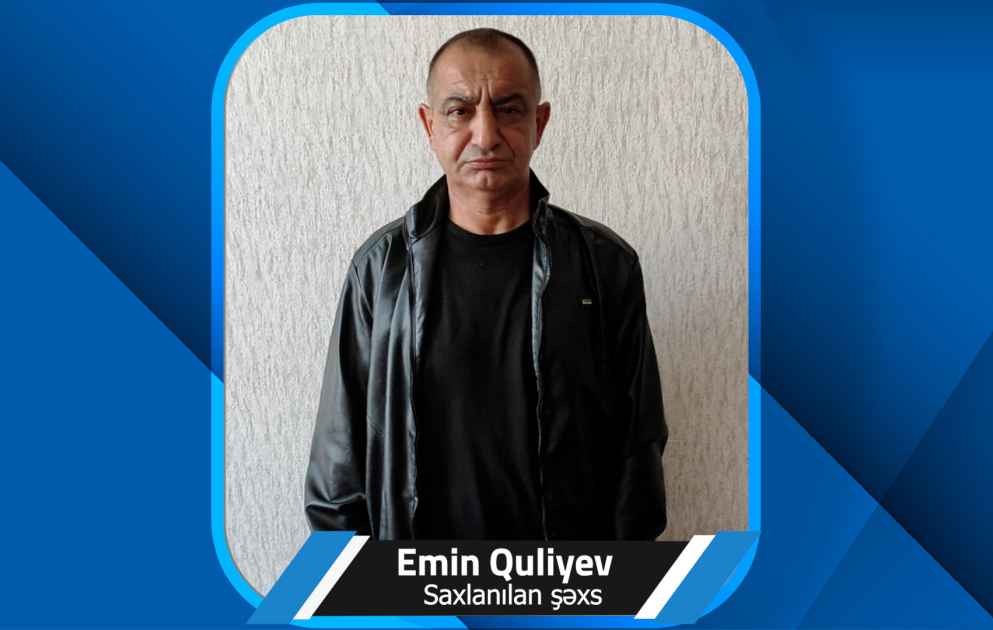 Səbail rayonunda qızıl mağazasından oğurluq edən saxlanılıb