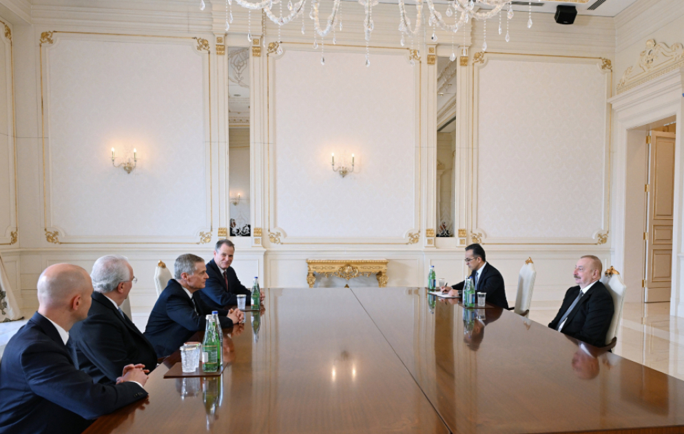 President Ilham Aliyev received representatives of U.S. Mormon Church and Stirling Foundation