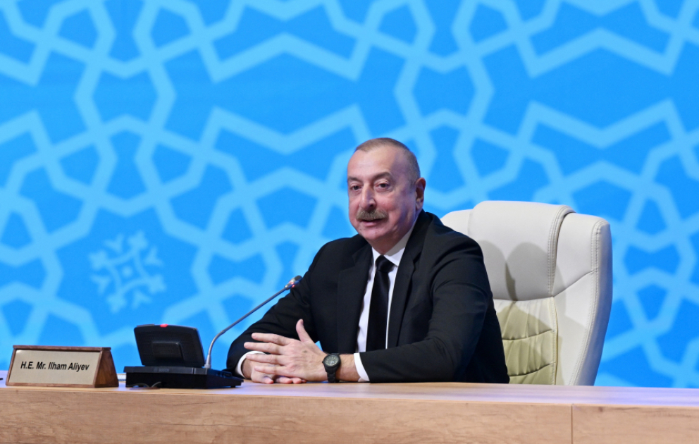 Prezident İlham Əliyev: Azərbaycan əsrlər boyu mədəniyyətlərin qovuşduğu məkan olub