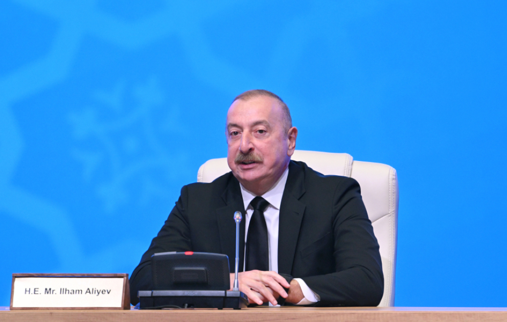 Президент Ильхам Алиев: Азербайджан и Армения проводят работу по делимитации и демаркации без каких-либо посредников