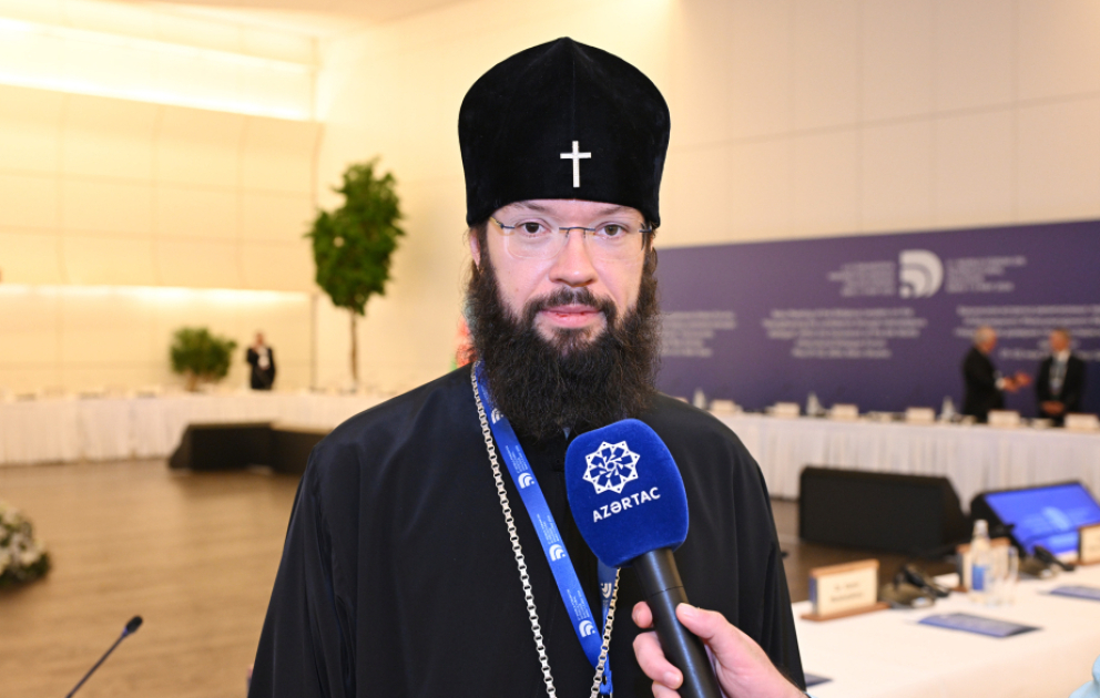 Moskva Patriarxlığının nümayəndəsi: Azərbaycanda dinlərarası münasibətlərin çox gözəl modelini görürük
