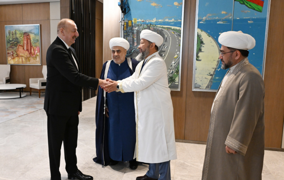 President Ilham Aliyev received delegation of religious leaders from member and observer countries of Organization of Turkic States