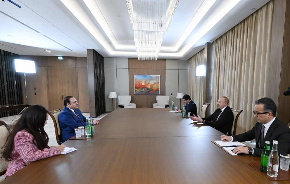 Präsident Ilham Aliyev empfängt Generalsekretär von KAICIID