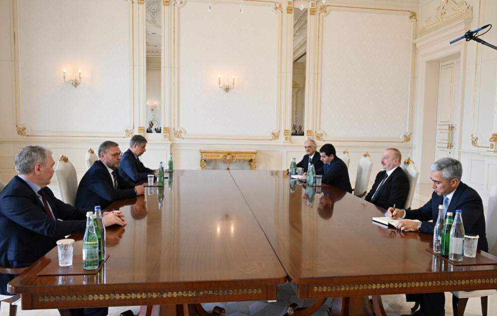 President Ilham Aliyev received Deputy Speaker of Russian Federation Council and Chairman of State Duma Committee