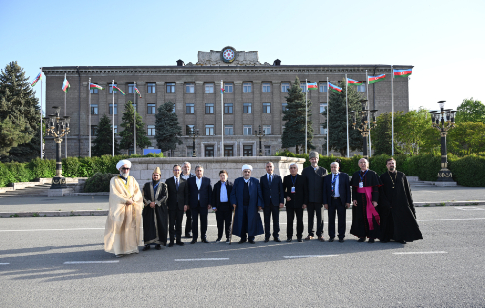 VI Ümumdünya Mədəniyyətlərarası Dialoq Forumu çərçivəsində dini liderlər Xankəndidə olublar