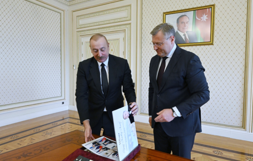 President Ilham Aliyev received Governor of Astrakhan Region of Russia