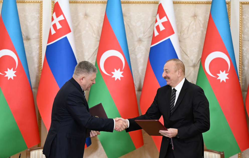 Azerbaijan and Slovakia signed documents