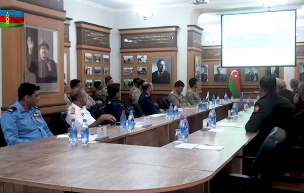 Pakistanın Milli Müdafiə Universitetinin nümayəndə heyəti ilə görüş keçirilib