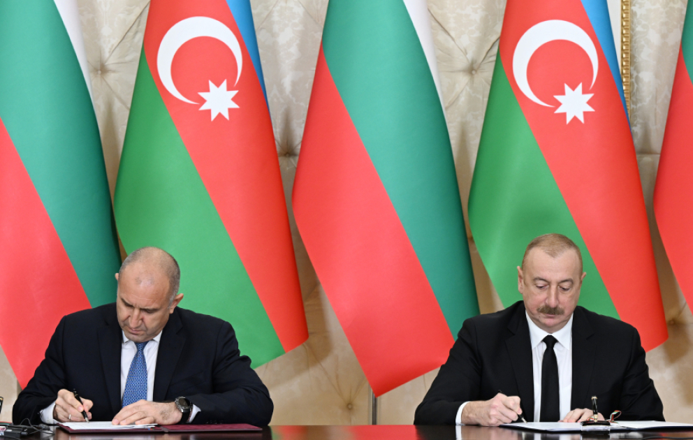 Aserbaidschan und Bulgarien unterzeichnen Dokumente