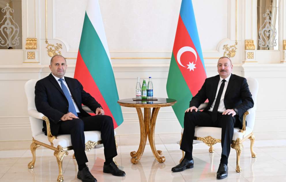 Azerbaijani President Ilham Aliyev held one-on-one meeting with President of Bulgaria Rumen Radev