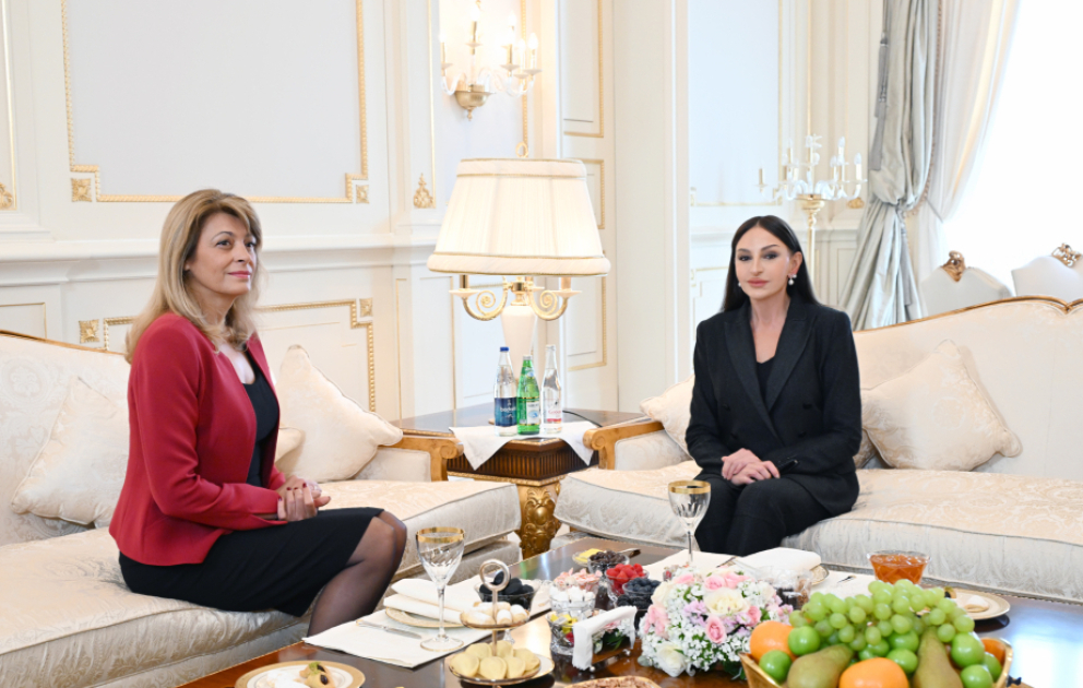 Azerbaijani First Lady Mehriban Aliyeva met with Bulgarian First Lady Desislava Radeva