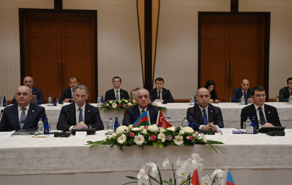 Ankarada Azərbaycan ilə Türkiyə arasında iqtisadi əməkdaşlıq üzrə Birgə Hökumətlərarası Komissiyanın iclası keçirilib