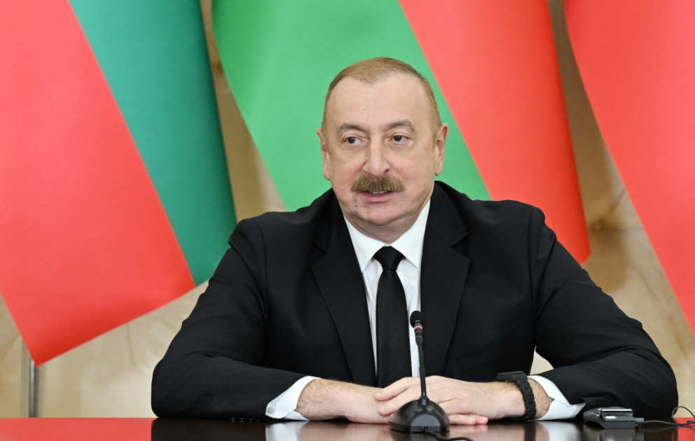 Prezident: Şərq-Qərb və əks istiqamət üzrə daha böyük həcmdə yüklərin daşınması münasibətlərimizi daha da gücləndirəcək