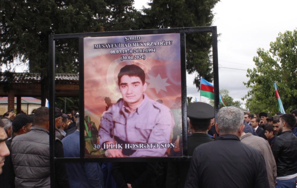 Lənkəranın Şağlasər kəndində Birinci Qarabağ müharibəsinin şəhidi dəfn olunub