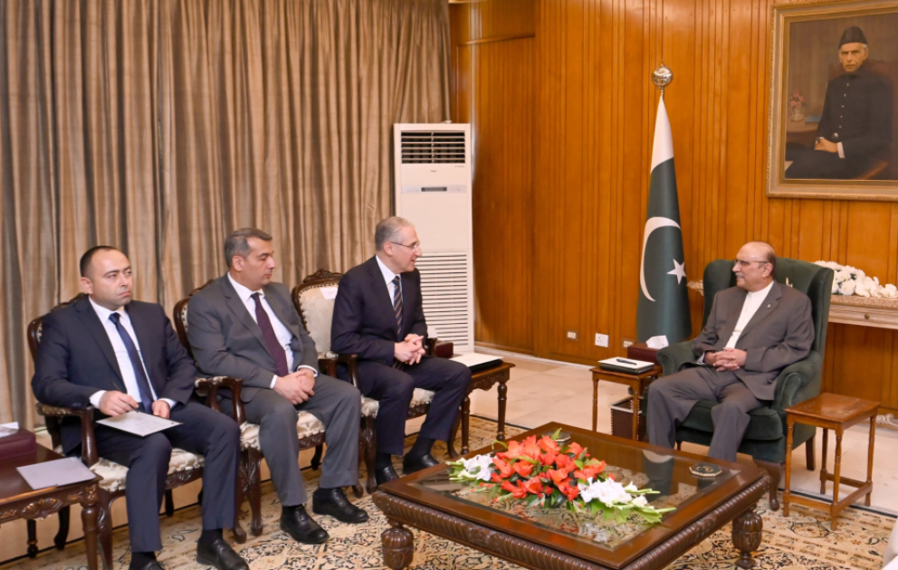 Pakistan Prezidenti Muxtar Babayevi qəbul edib