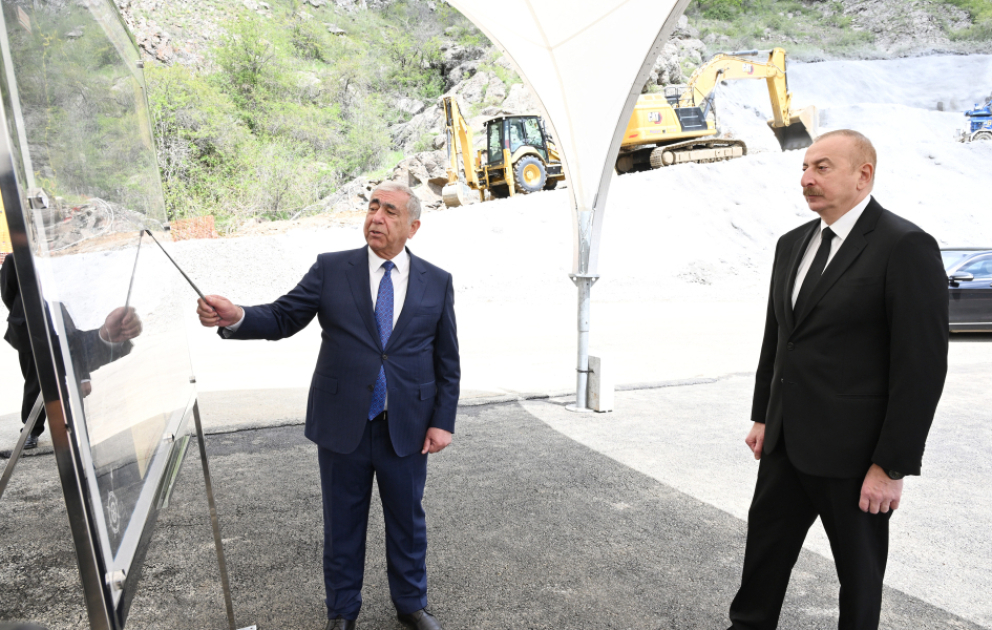 President Ilham Aliyev inspected progress of reconstruction of Khankendi-Shusha-Lachin highway