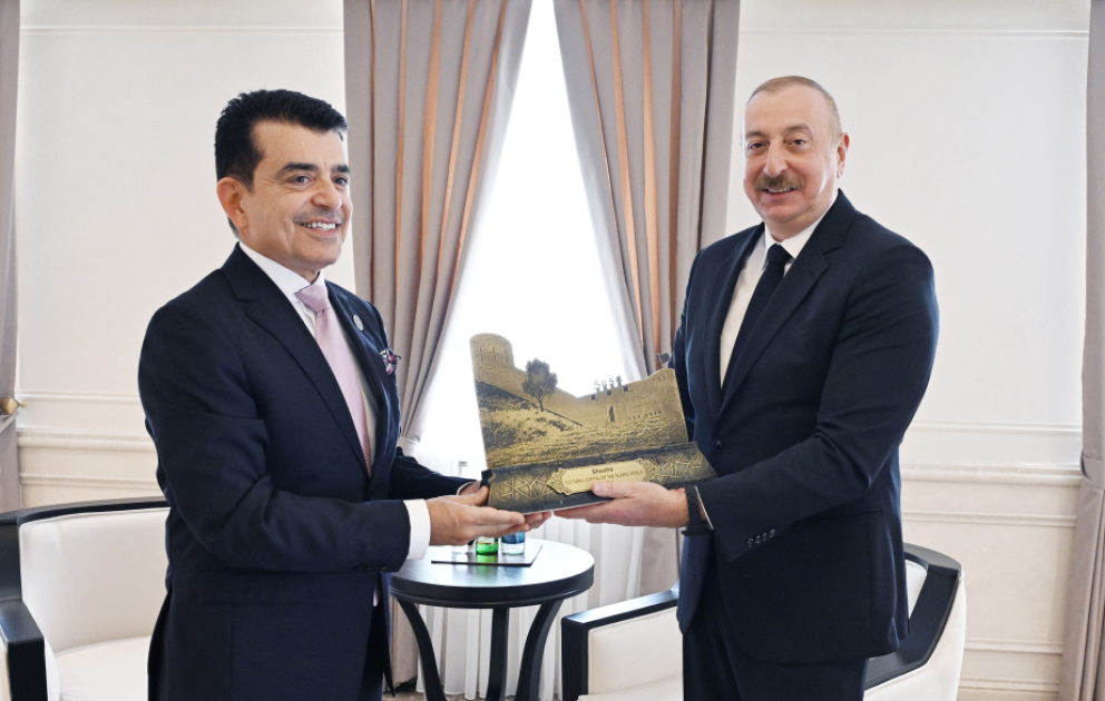 President Ilham Aliyev received ICESCO Director-General in Shusha