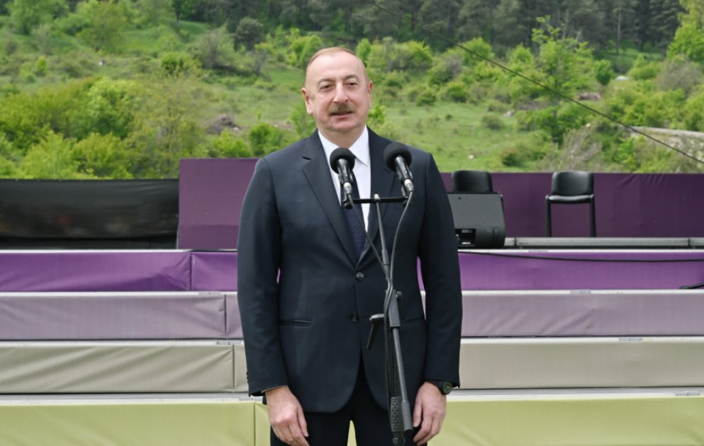 Prezident İlham Əliyev: Şuşa qəhrəmanlığın, zəfərin və sülhün rəmzidir