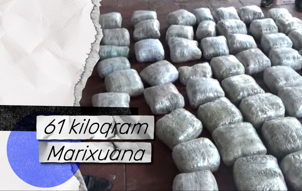 Ölkəyə 61 kiloqram narkotik maddə gətirən Astara rayon sakinləri saxlanılıblar