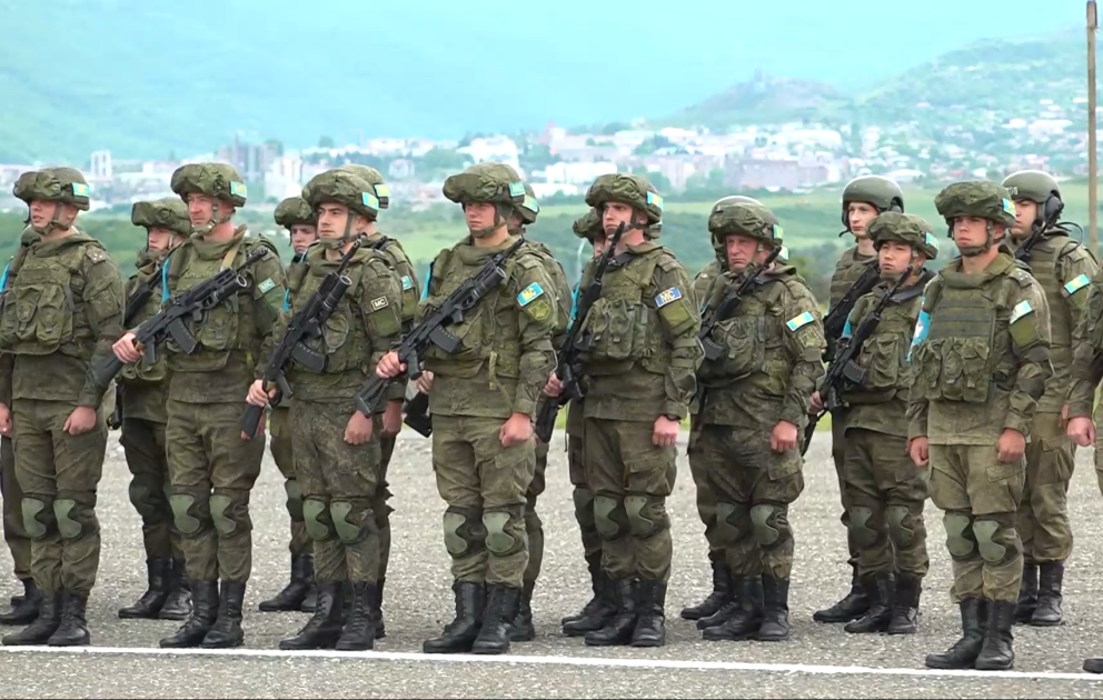 Rusiya Federasiyası sülhməramlı kontingentinin missiyasının başa çatmasına həsr olunmuş təntənəli mərasim keçirilib