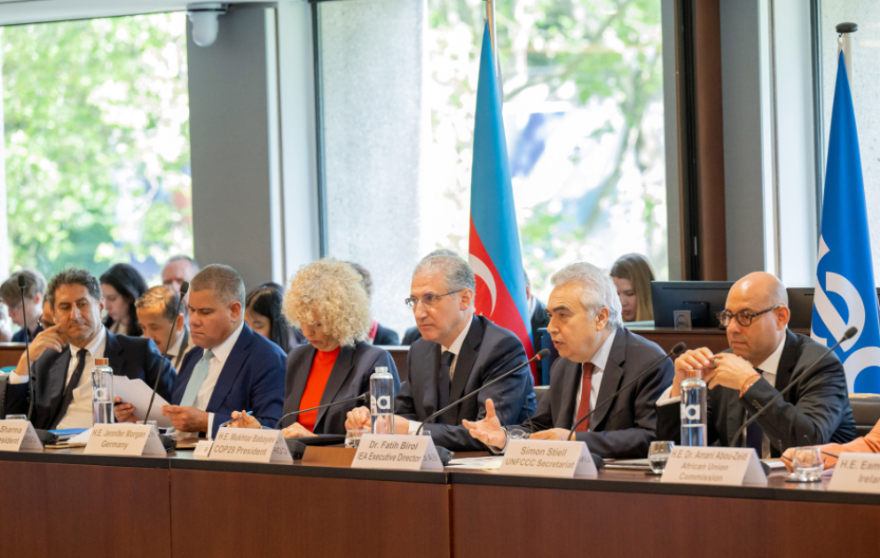 Parisdə “COP29 - BEA enerji keçidi yüksək səviyyəli dialoq” mövzusunda konfrans keçirilib