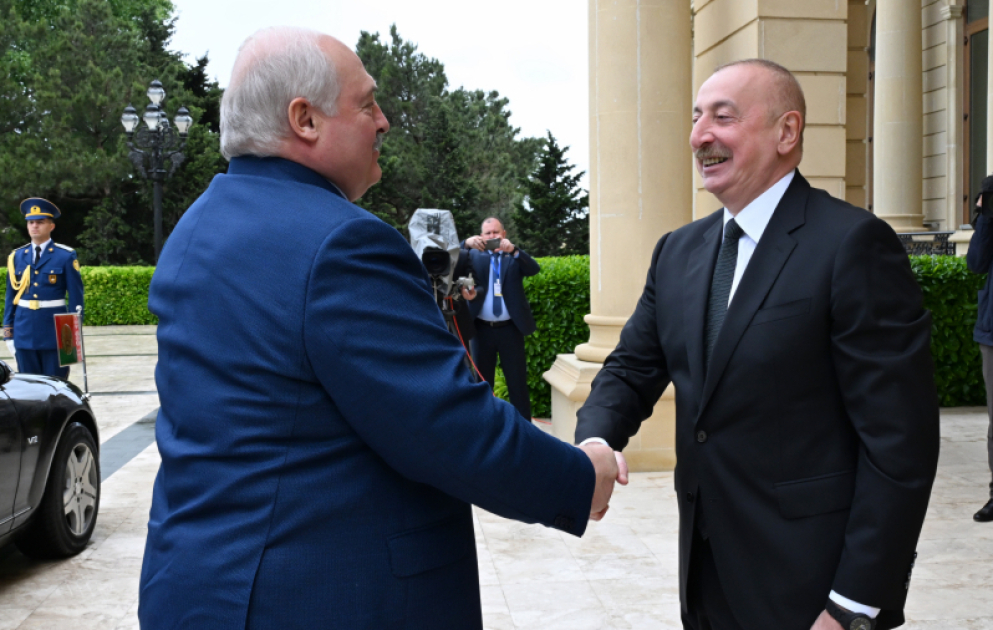 Official welcome ceremony was held for President of Belarus Aleksandr Lukashenko